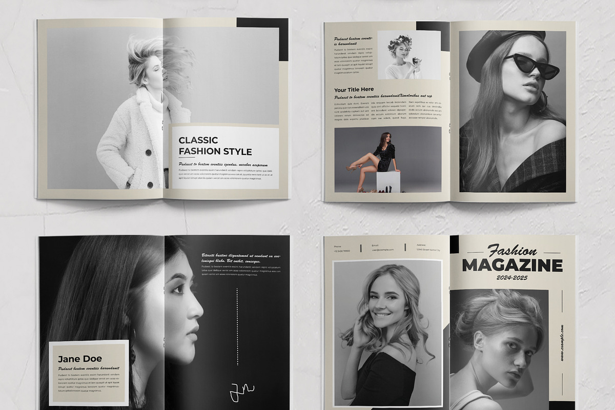Fashion Magazine Layout, a Magazine Template by ContestDesign (Photo 3 of 3)