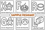 Bakery ABC Coloring Book, a Food Illustration by Craftsbeefy (Thumbnail 3 of 4)