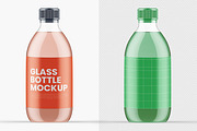 Clear Glass Bottle Mockup, a Product Mockup by GraphicsPixel (Thumbnail 2 of 3)