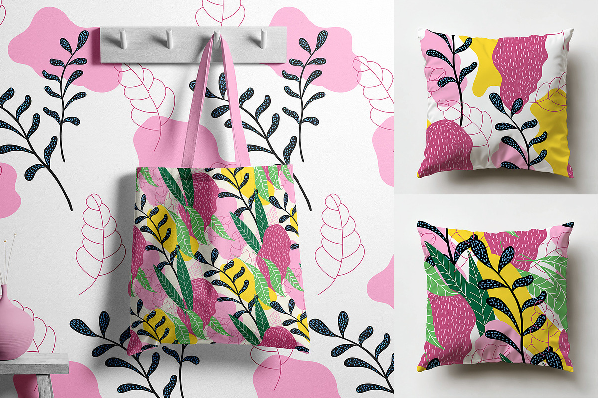 Abstract Botanical Scandinavian Set, a Pattern Graphic by Asya Melkonyan Patterns (Photo 8 of 12)