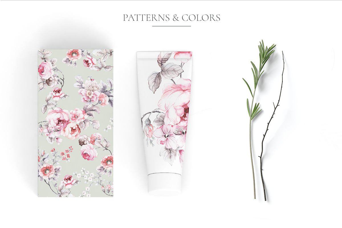 LUXE, Hand painted watercolors!, a Pattern Graphic by Pink Linen (Photo 2 of 10)