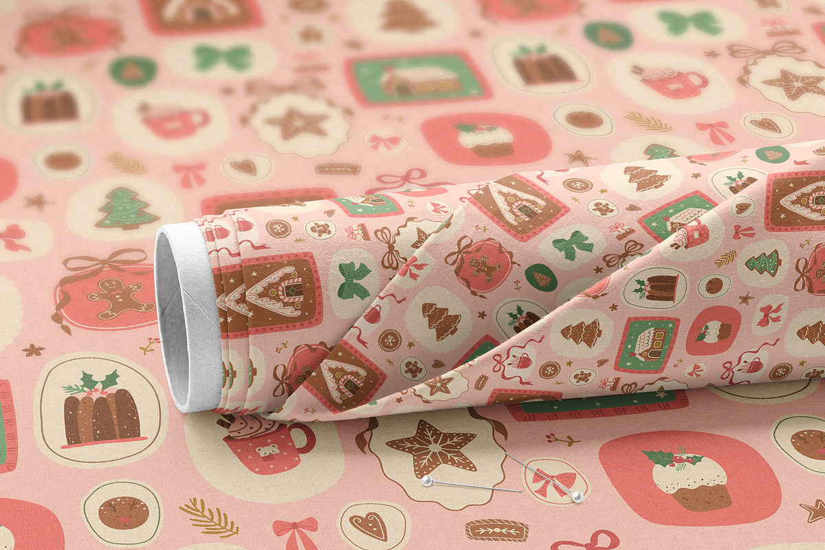 Christmas gingerbread patterns, a Pattern Graphic by Tani Kuzminka (Photo 9 of 20)
