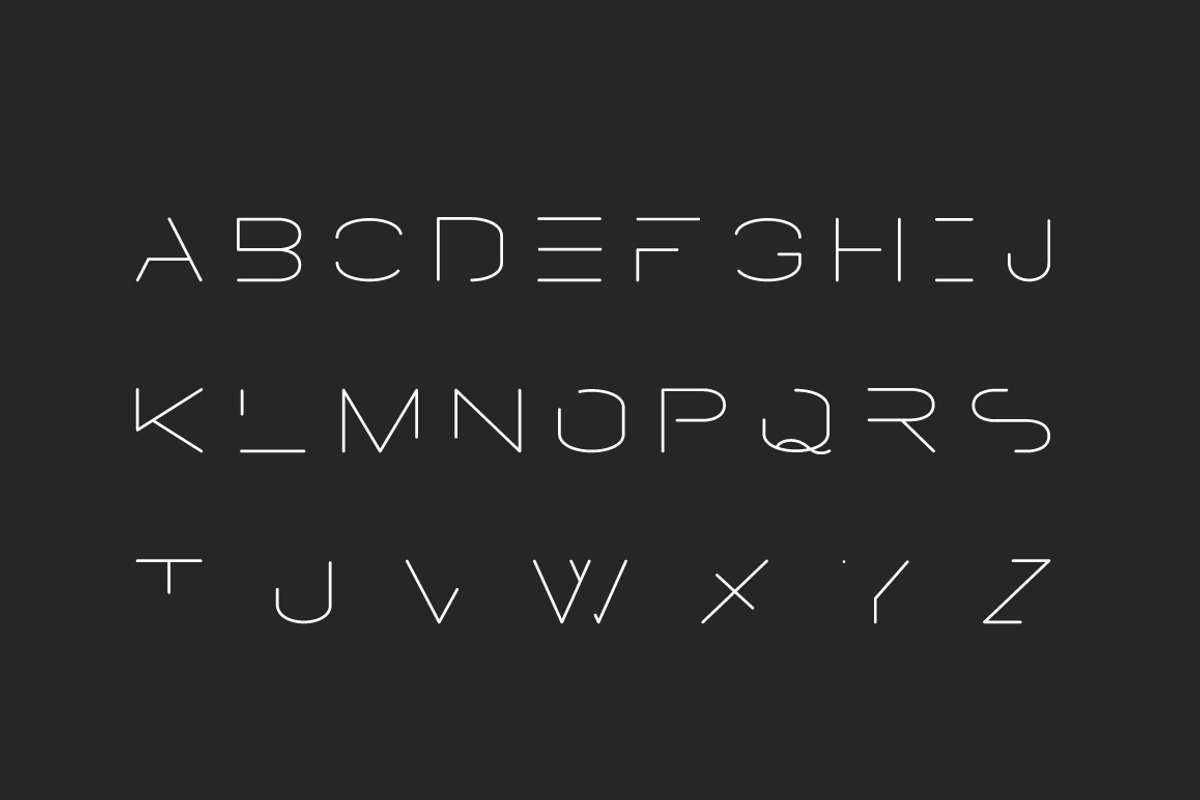 MENTALIST - FUTURISTIC DISPLAY FONT preview 2