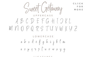 Sweet Getaway - Casual Handwritten