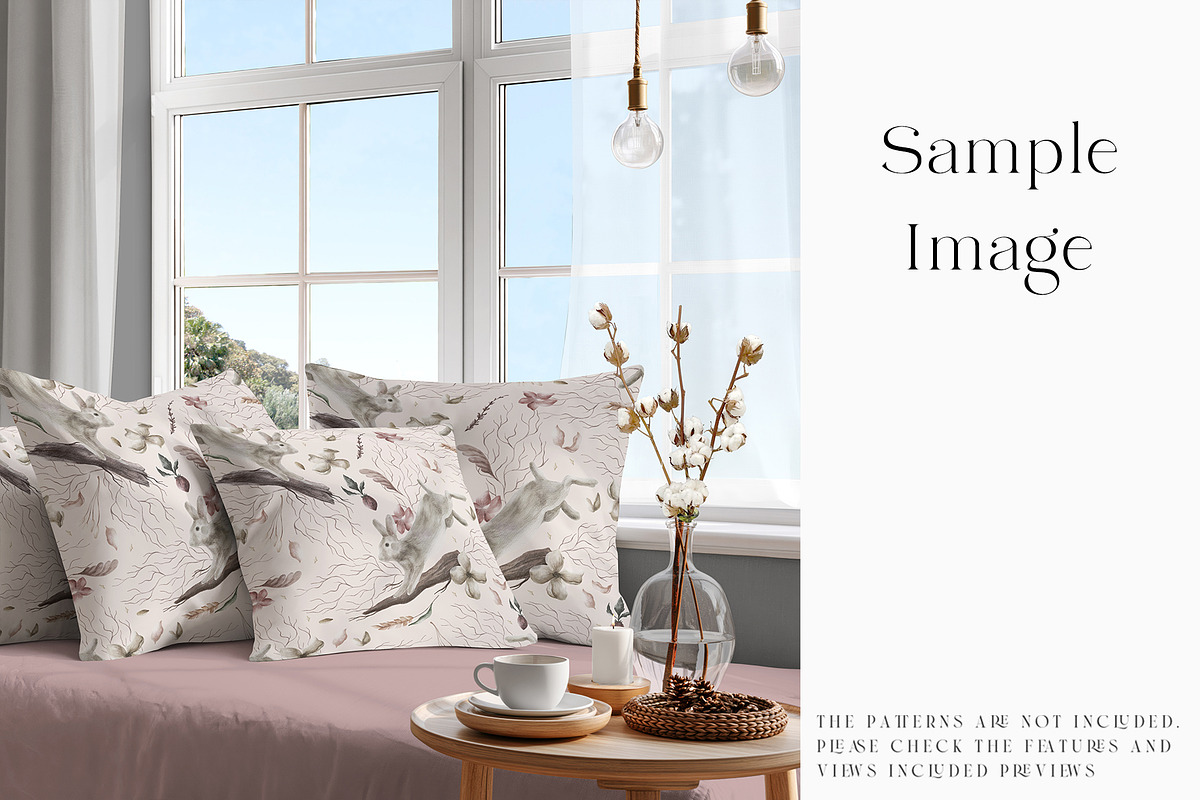 Throw Pillows Mockups, a Household Mockup by mock-ups (Photo 5 of 31)