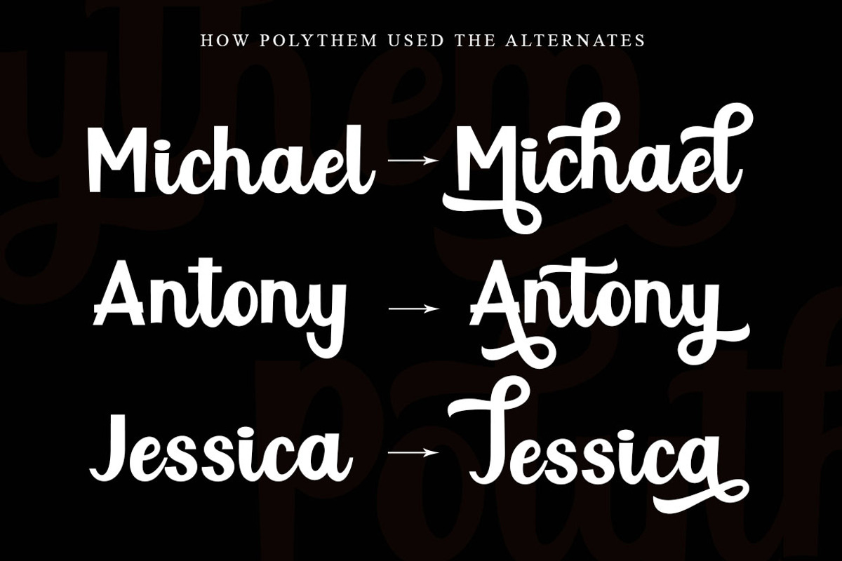 Polythem Bold Classy preview 4