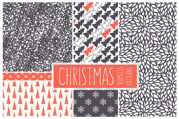Christmas Seamless Patterns preview 6