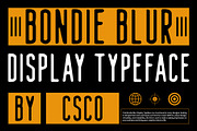Bondie Blur, a Sans Serif Font by Craft Supply Co. (Thumbnail 1 of 8)