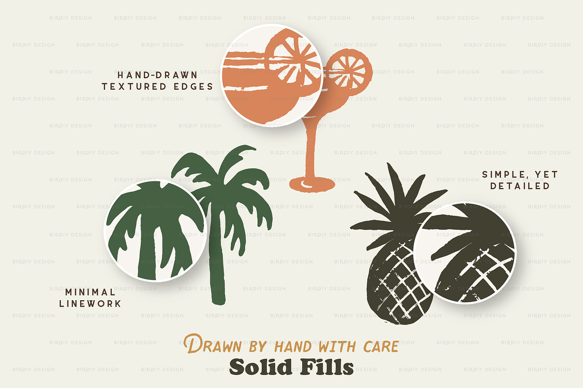 Tropical Icons, a Solid Icon by BirDIY Design (Photo 4 of 10)