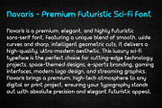 Novaris - Luxury Geometric Nature, a Sans Serif Font by OWPictures (Thumbnail 9 of 10)