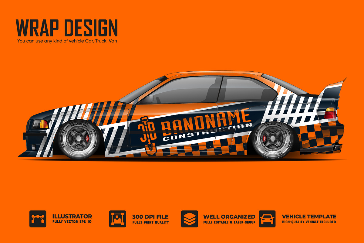 custom livery race rally car vehicle, a Sport Illustration by Car Wrap ...