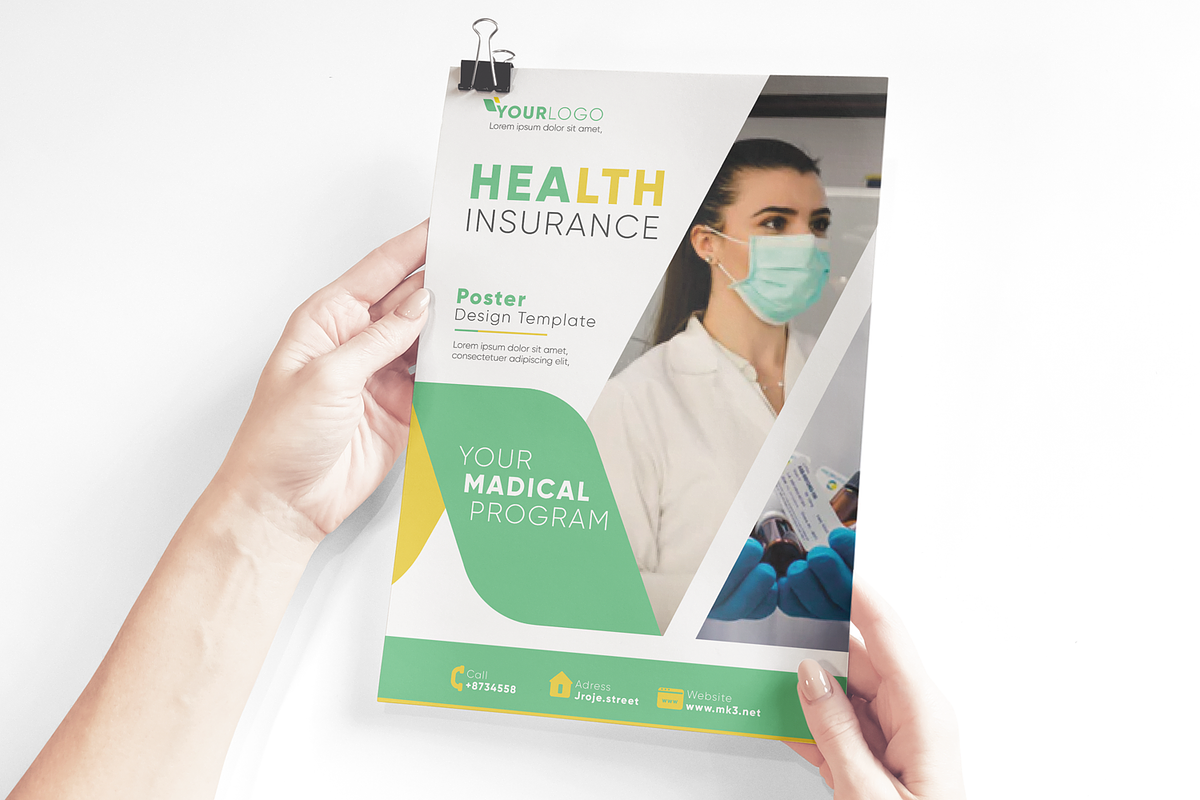 Health Poster Template, a Brochure Template by PuriCreative