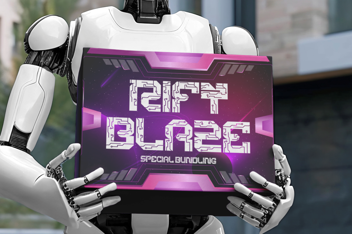 Cyber Crown - Cyberpunk Font, a Font by PutraCetol Studio (Photo 5 of 11)