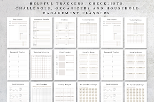 Digital Household & Cleaning Planner