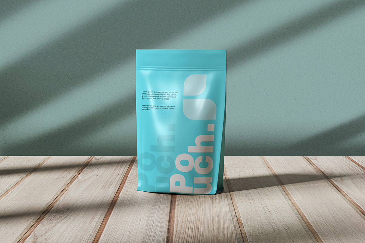 High Quality Realistic Pouch Mockup, a Packaging Mockup by SimpangGraphics (Photo 2 of 4)
