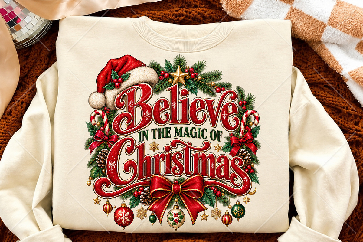 Believe in the Magic of Christmas, a Seasonal Illustration by Canvas Craft (Photo 4 of 6)