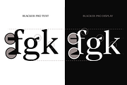 Blacker Pro - 69 fonts, a Serif Font by Zetafonts (Thumbnail 9 of 18)