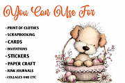 Whimsical Easter Dogs Clipart, an Illustration by CreationArt (Thumbnail 2 of 7)