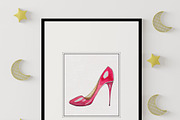 Fashion Watercolor Clipart, an Object Illustration by AnastasiaWatercolor (Thumbnail 6 of 10)