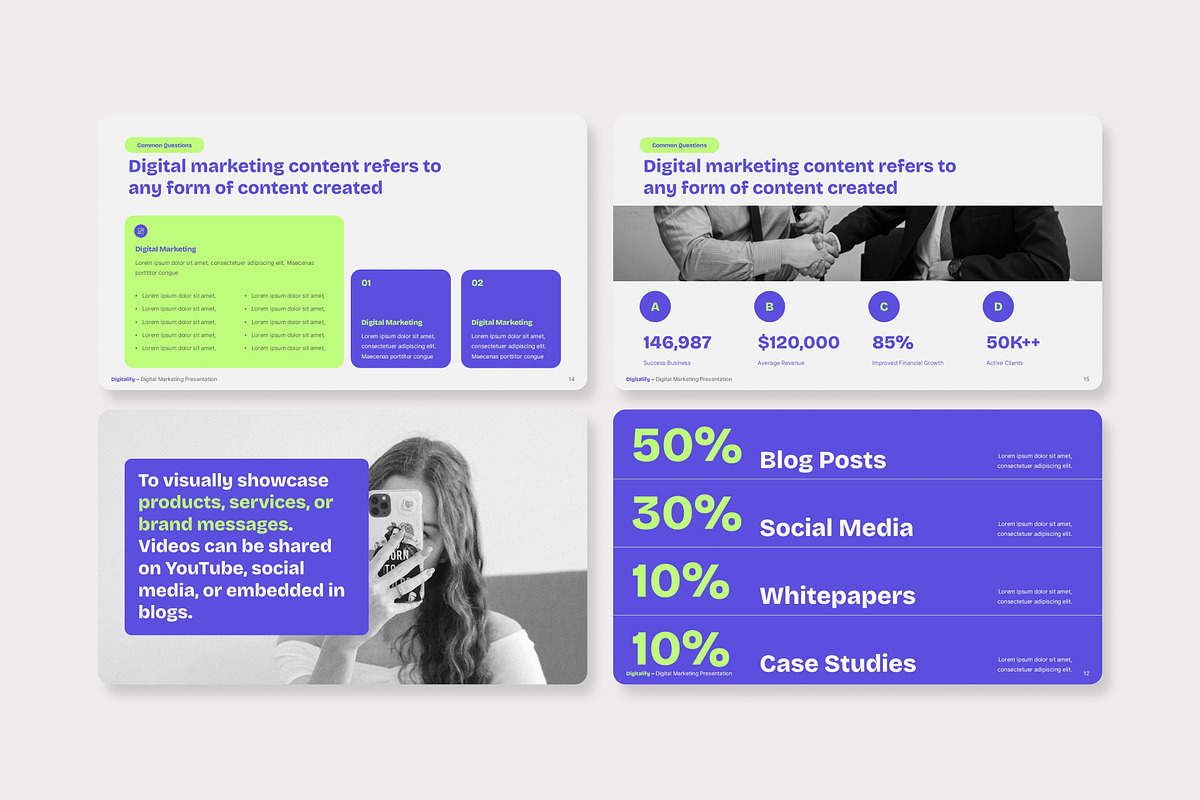 Digitalify Marketing PowerPoint, a Presentation Template by Premast (Photo 3 of 4)