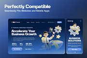 Marketing Business Character 3D Pack, a Characters & Person 3D Model by Haps Space (Thumbnail 3 of 4)