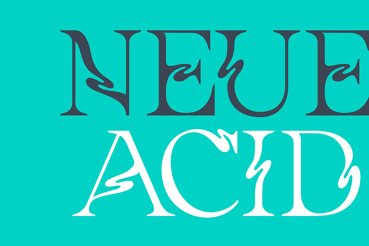 Neue Current Display, a Font by noah.delagardelle (Photo 3 of 12)