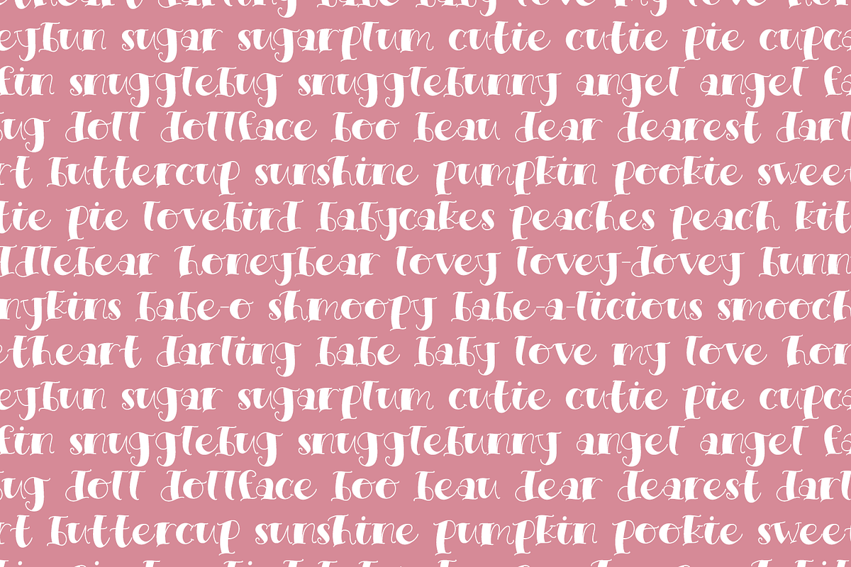 Heartstrings Font Trio, a Handwritten Font by Beck McCormick (Photo 6 of 10)