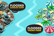 Game Level Map for Water Games, an Illustration by wowu (Thumbnail 6 of 8)