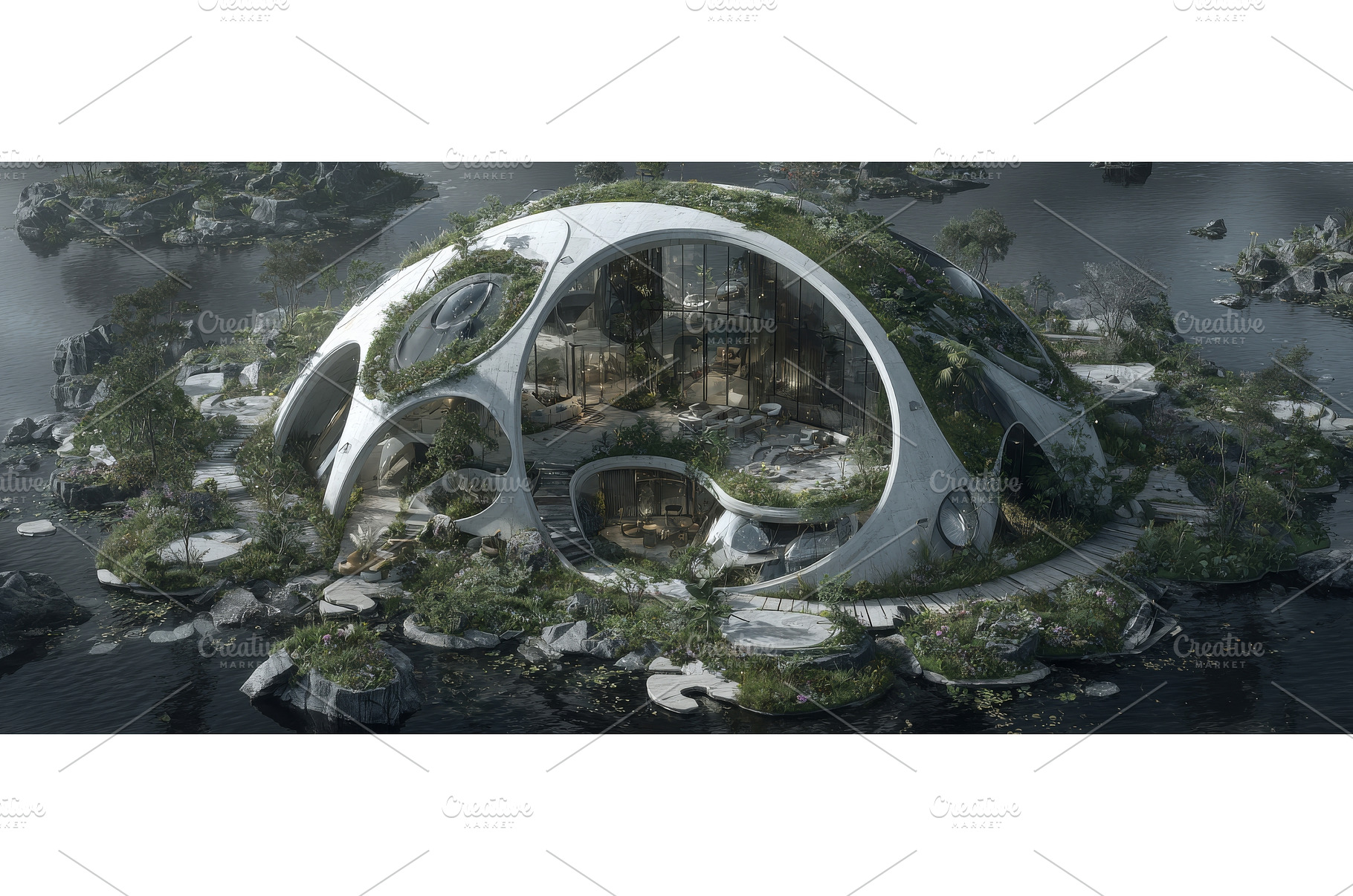 Modern sustainable architectural, an Architecture Photo by ZinetroN