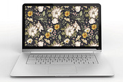 Set Seamless Flowers Dogrose Pattern, a Pattern Graphic by Vintage (Thumbnail 10 of 10)