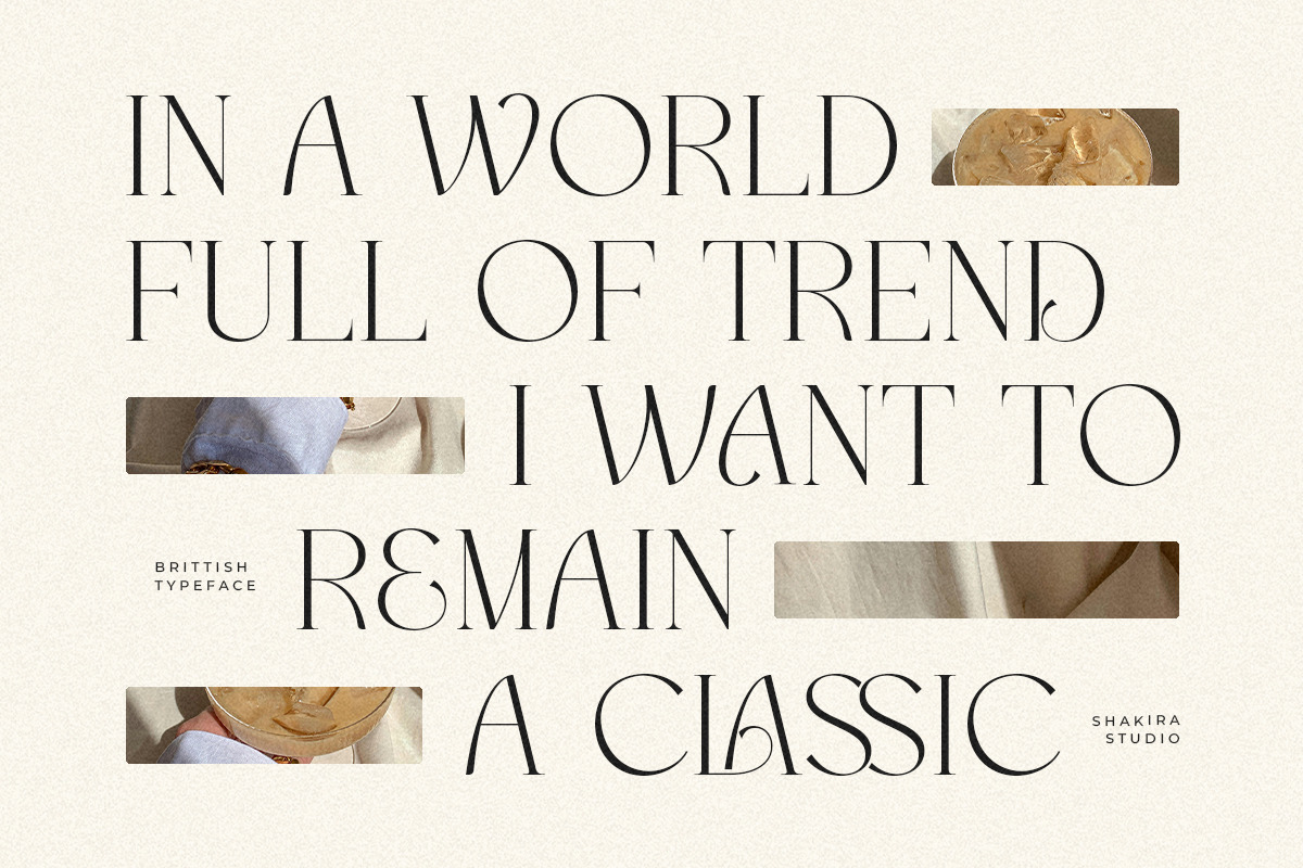 Brittish - Modern Luxury Display, a Serif Font by Shakira Studio (Photo 8 of 10)