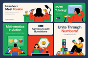 Math Illustrations Collection, an Education Illustration by Brickclay (Thumbnail 3 of 9)