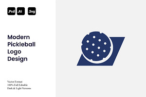 Modern Pickleball Logo Design, a Branding & Logo Template by Luxury Logos