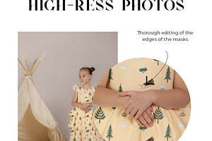 Little Girl Dress Mockup Bundle