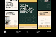 Annual Report, a Brochure Template by Neermana (Thumbnail 1 of 10)