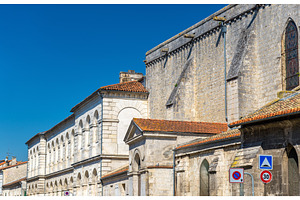 Historic buildings in angouleme france containing angouleme, france, and, an Architecture Photo by Leonid Andronov
