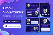Email Signature - HTML Templates, an Email Template by Brandify Studio (Thumbnail 1 of 3)