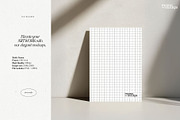 Paper Poster Card Mockup | Branding, a Books & Magazine Mockup by momomockps (Thumbnail 6 of 7)