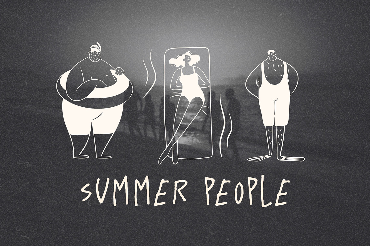 Summer People: Minimal Line Art, a Person Illustration by Veyla (Photo 10 of 11)