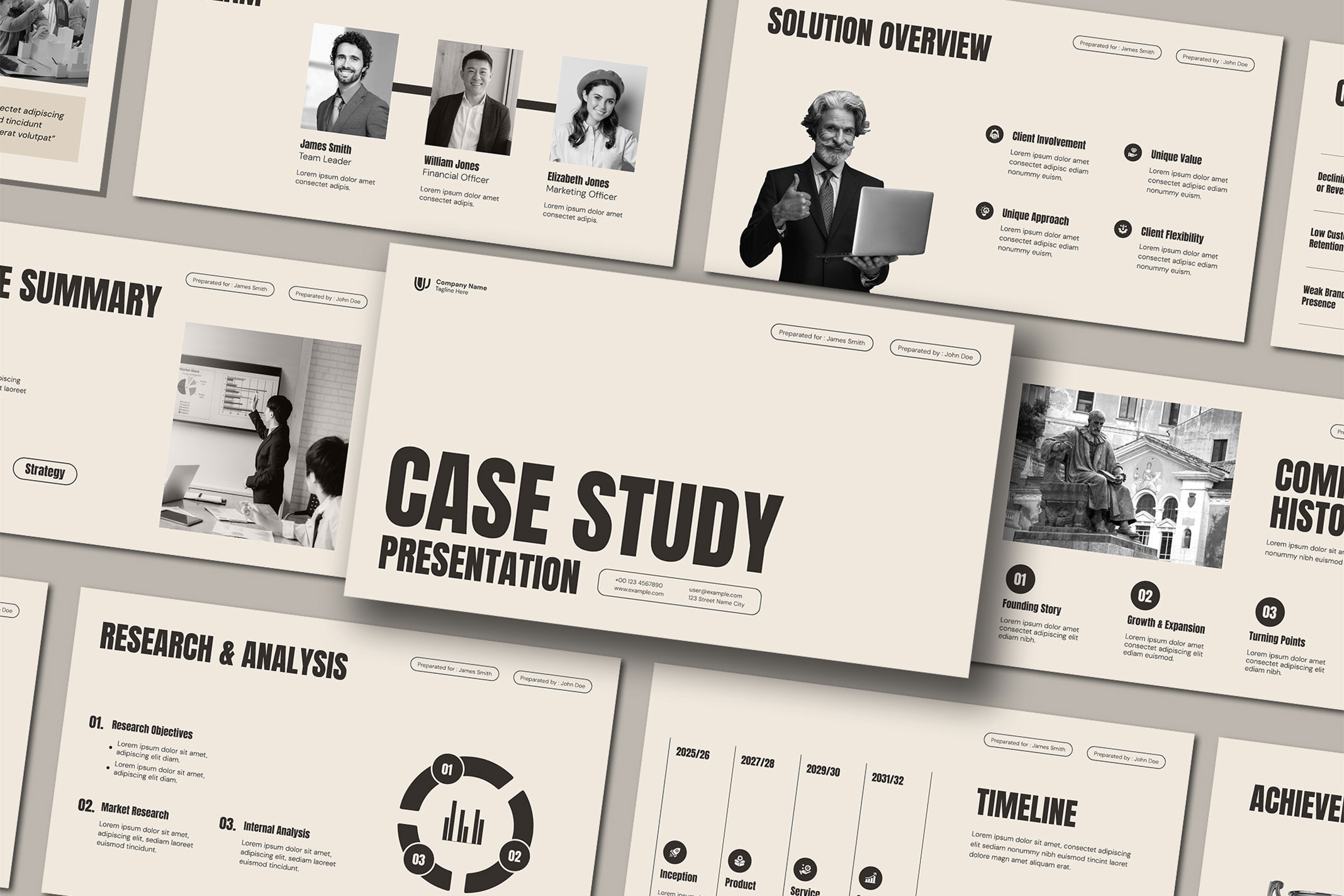 Case Study Presentation Template
