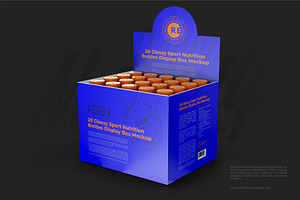 Bottles Display Box Mockup