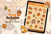 Cosy Cute Autumn Sticker Set, an Illustration by Dori Debreceni draws (Thumbnail 2 of 4)