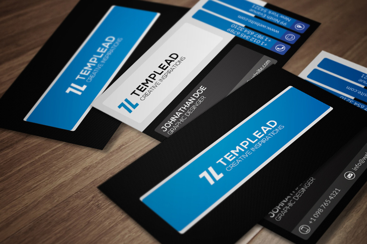 Corporate Business Card CM050, a Business Card Template by annozio (Photo 1 of 4)