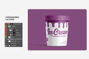 Ice Cream Tub Mockup, a Packaging Mockup by RamStudio2 (Thumbnail 12 of 14)