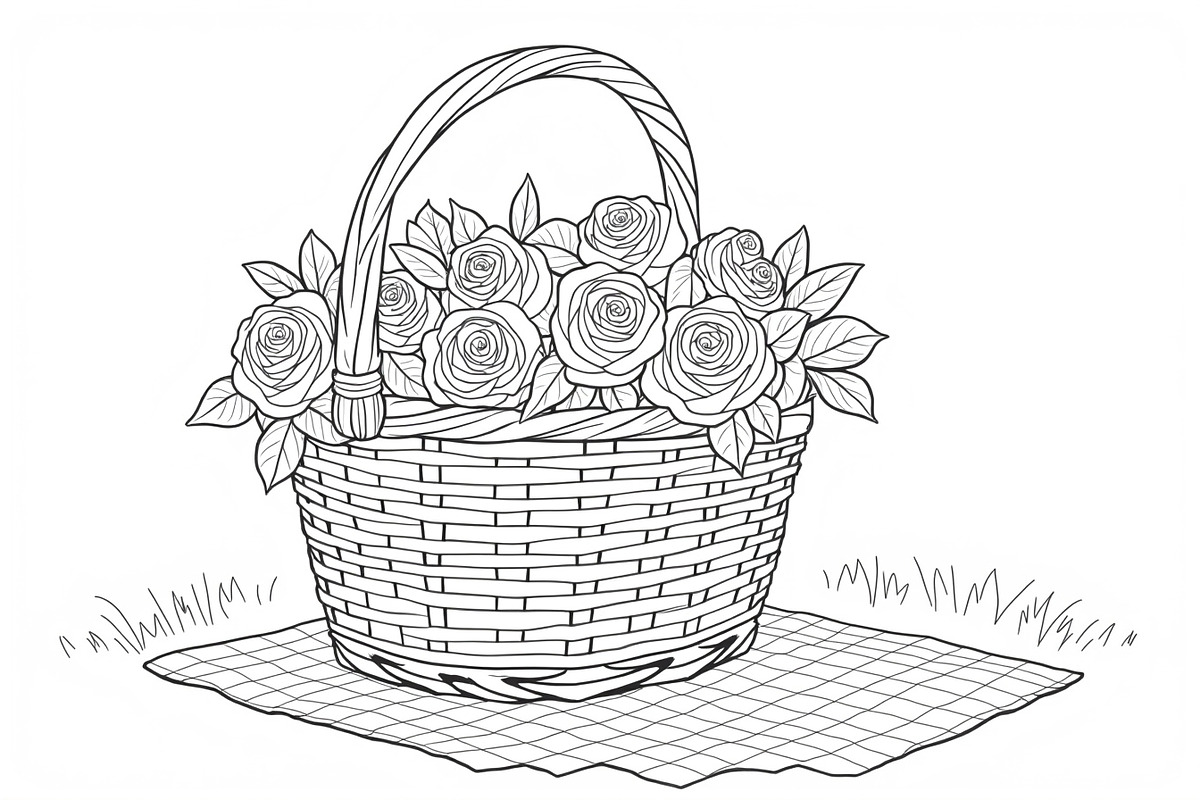 Flower Basket Bundle, an Illustration by musafir_fashion (Photo 4 of 9)