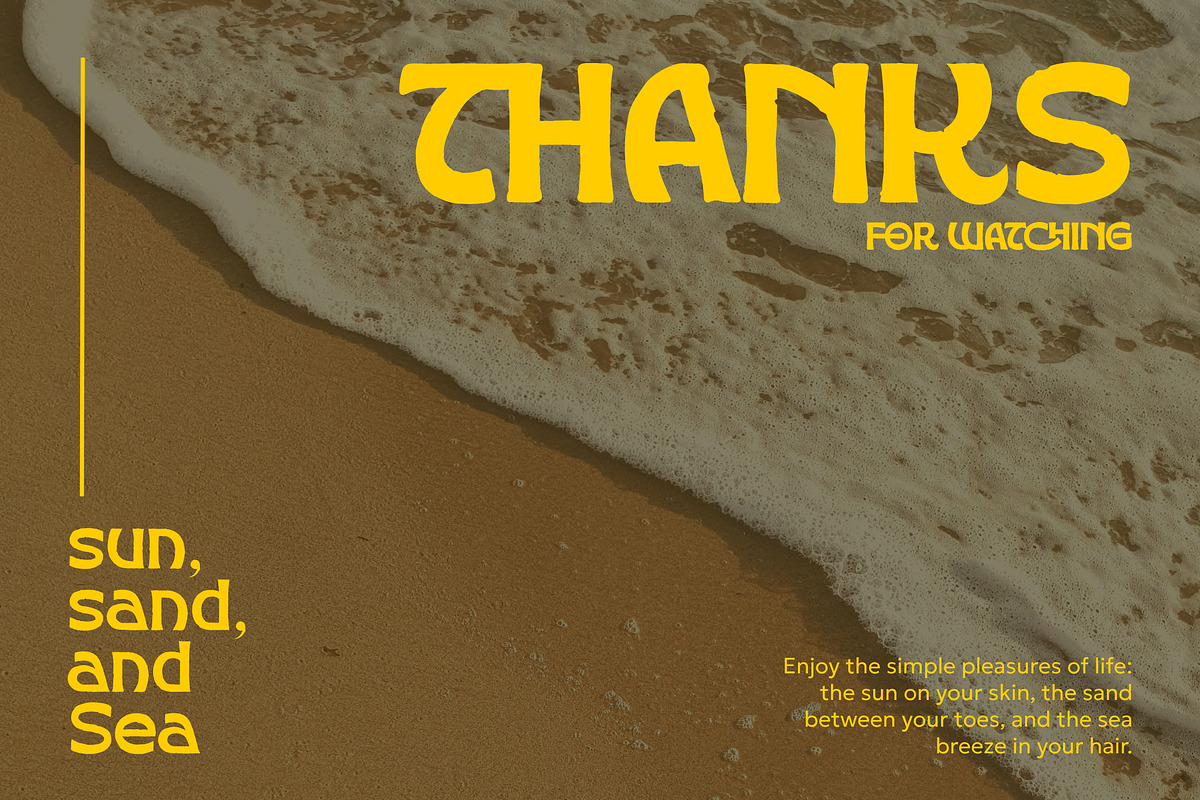 Golden Vogue – Display Font, a Sans Serif Font by kangfont Studio (Photo 10 of 11)