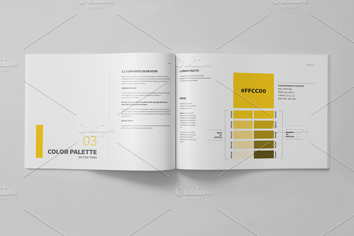 Brand Manual 32 Pages A4 / US Letter, a Brochure Template by Mastergfx (Photo 7 of 31)