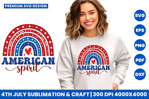Retro 4th july American Spirit SVG, an Object Graphic by Creative Arslan