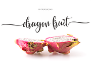dragon fruit, a Script Font by N (Thumbnail 1 of 8)