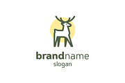 Deer Standing Lineart Logo, a Branding & Logo Template by ika trisiana (Thumbnail 2 of 2)